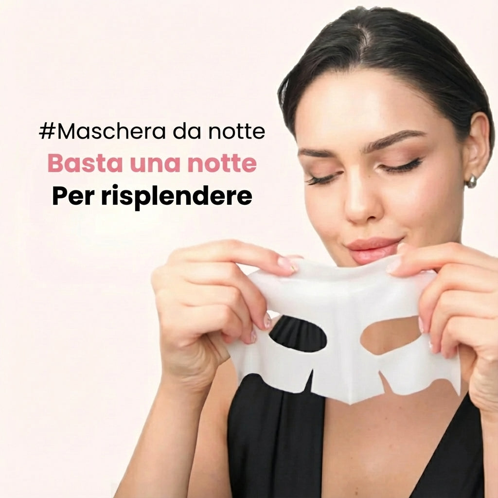 Maschera con bio-collagene - Riduci le rughe già dopo 1 applicazione